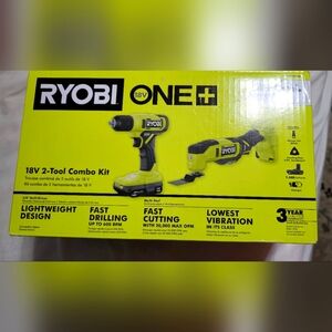 RYOBI ONE+ 18V 2 Tool Combo Kit
